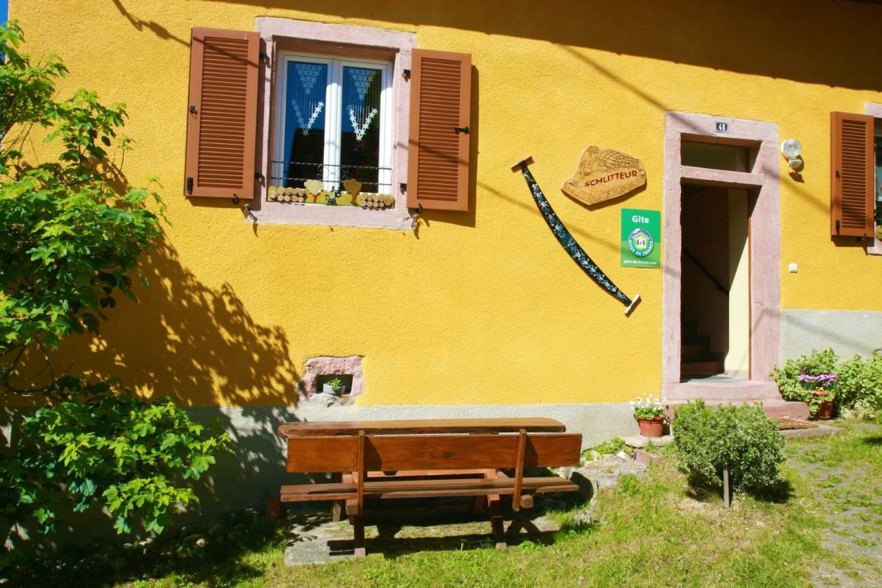 Gite Schlitteur Et Sapiniere Breitenbach Esterno foto